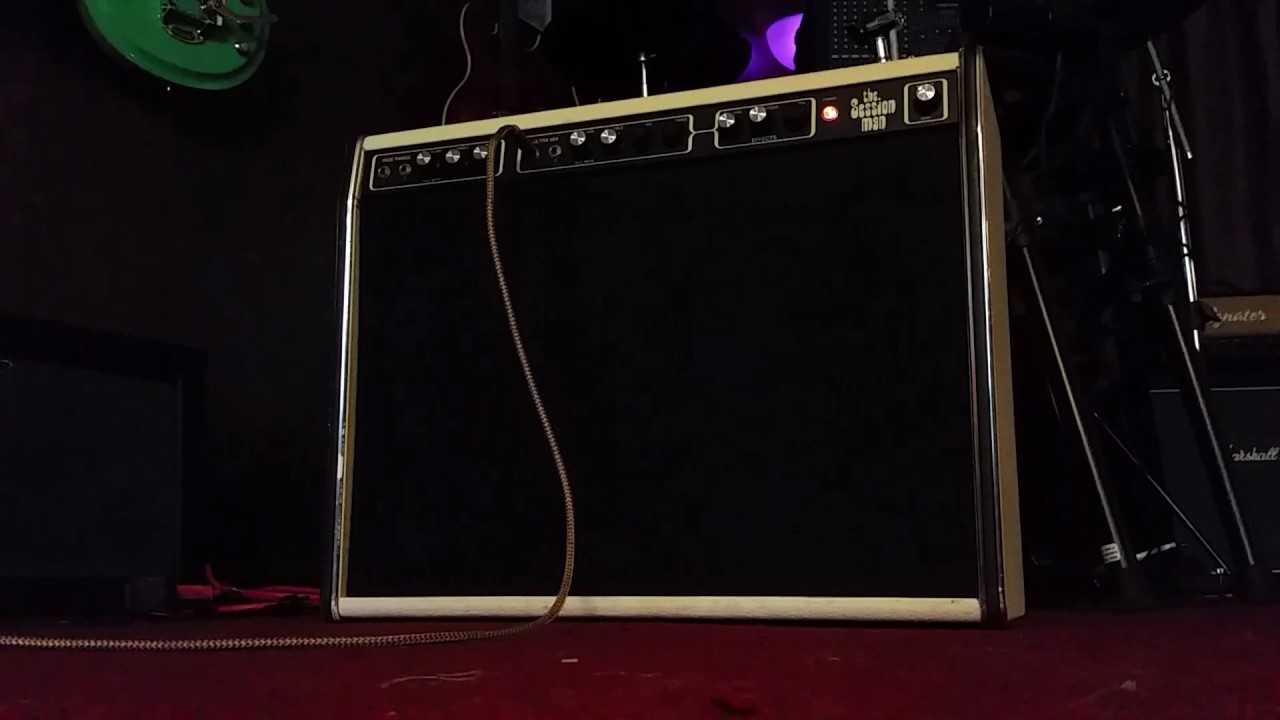 Garnet Session Man 2x12 tube amp (Fulltone GT-500 overdrive/distortion)