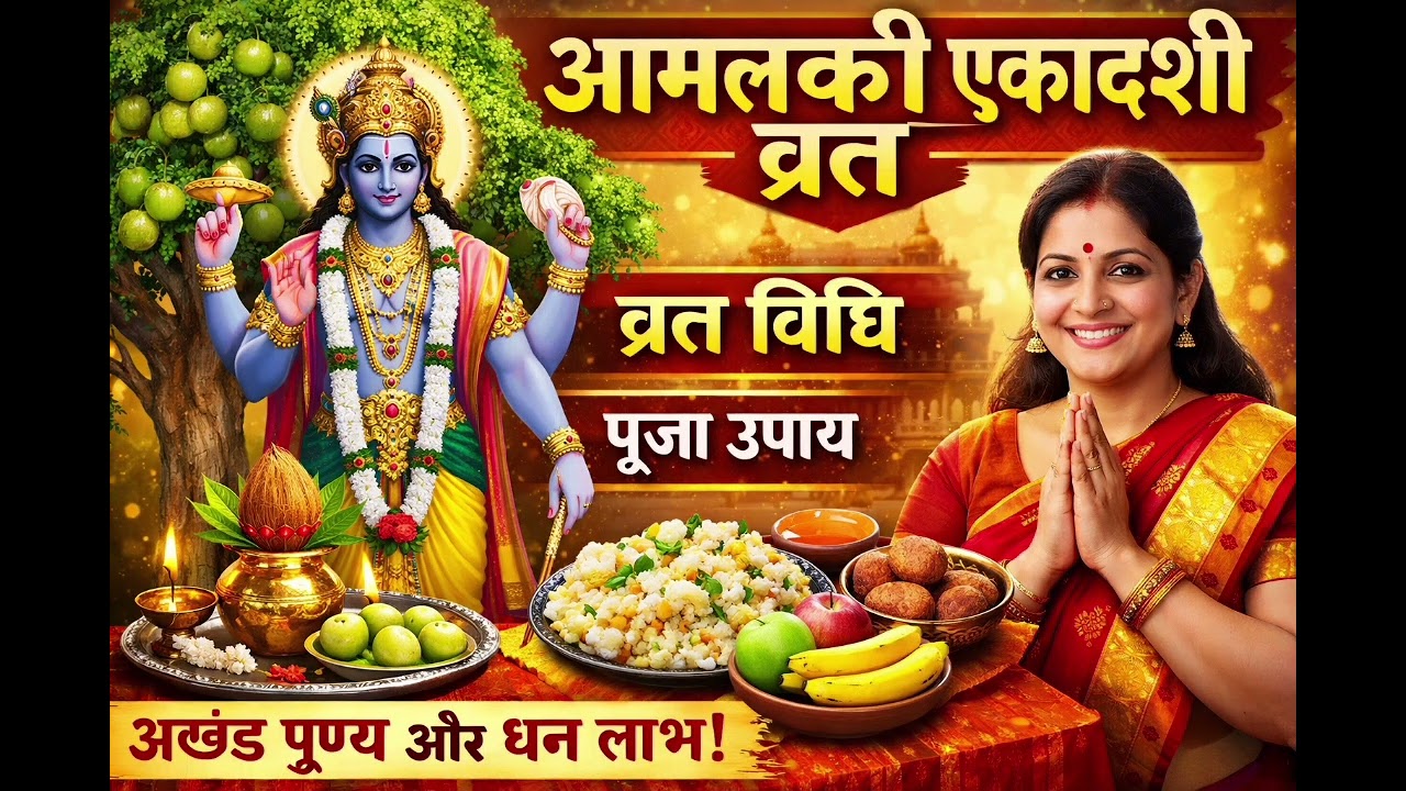 आमलकी एकादशी व्रत  |व्रत कथा, पूजा विधि और महत्व | इस दिन करें ये उपाय,  भगवान विष्णु का आशीर्वाद