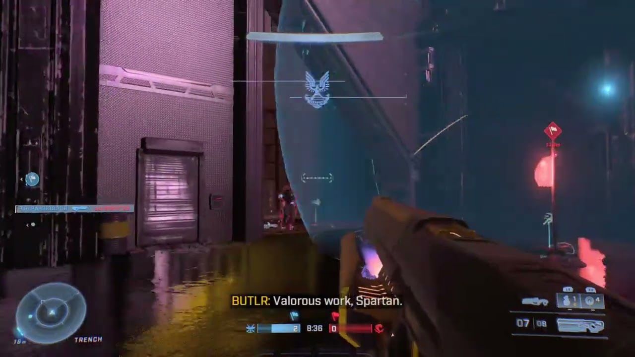 Kept them at bay so we could score, then scored myself to win - Halo Infinite Multiplayer Gameplay