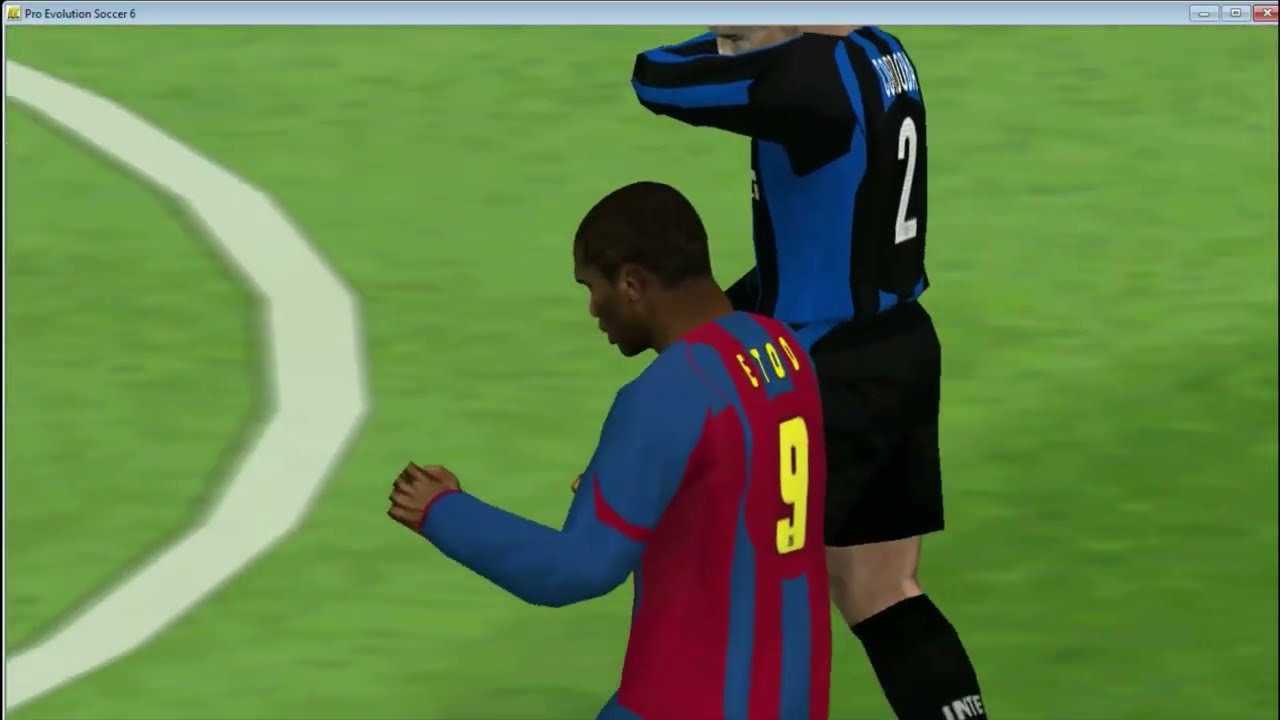 PES 6  Master League 2004–05 UEFA Champions League Quarter-Finals Inter & Barcelona (Revenge)