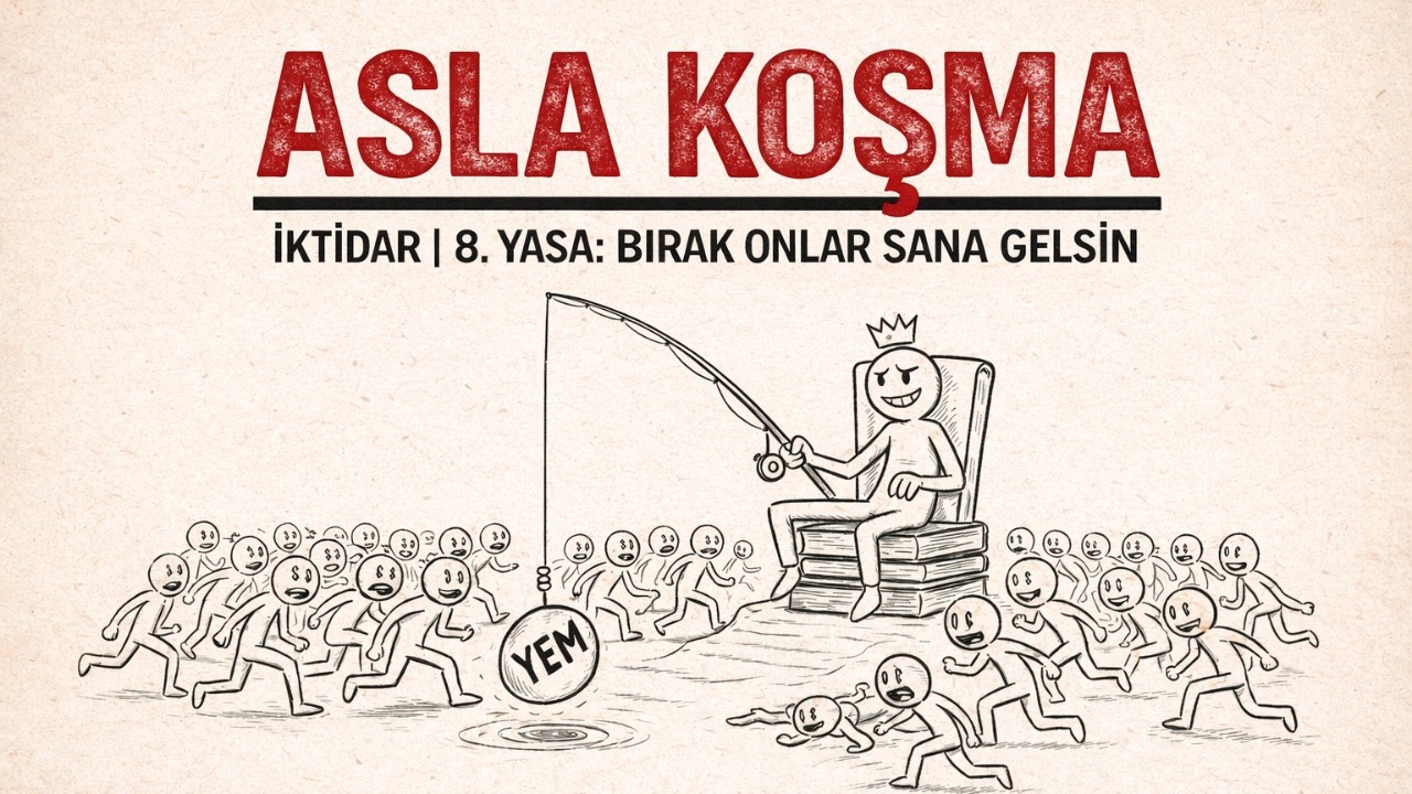 Neden Peşinden Koşuyorsun? Bırak Onlar Sana Gelsin! (İktidar Yasa 8)