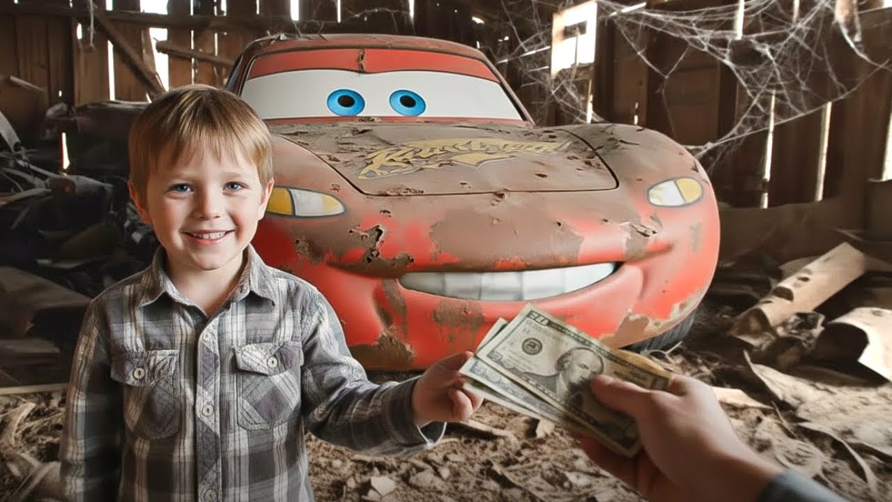 ASMR Car Restoring  an Abandoned Lightning McQueen For My Son | Auto88 Car Restoration