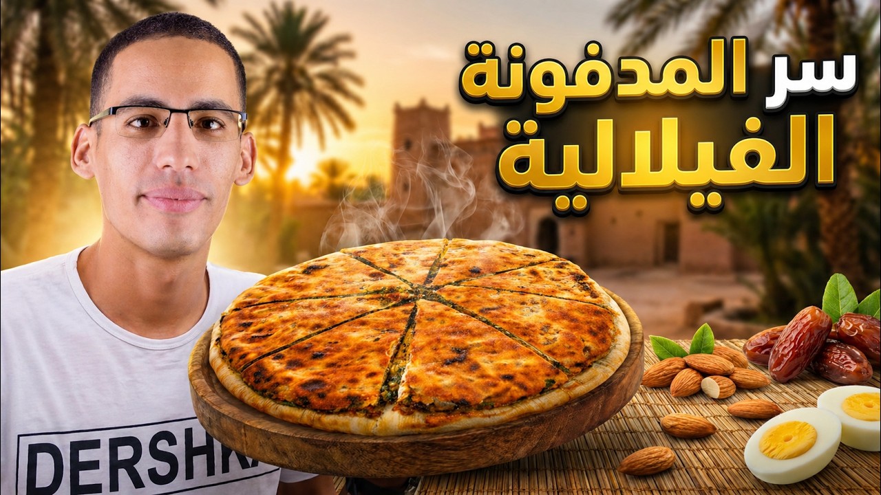 المدفونة الفيلالية | بمدينة مكناس - استضافوني في مطعم لتحضير المدفونة 😋