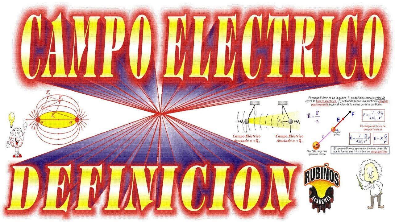 Campo Eléctrico e Intensidad - Definición - Explicaciones de Líneas de Fuerza , Dipolo en Física