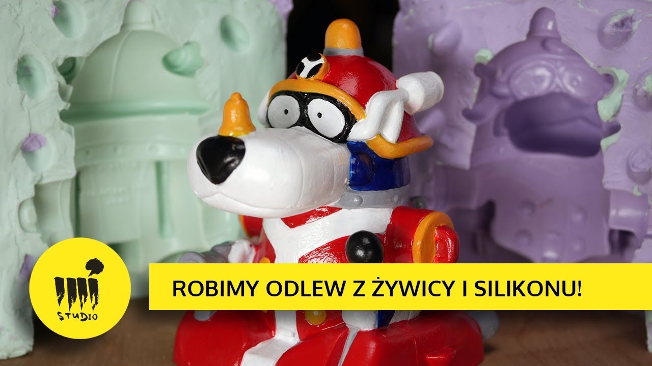 Odlew z żywicy przy użyciu dwuczęściowej formy silikonowej!