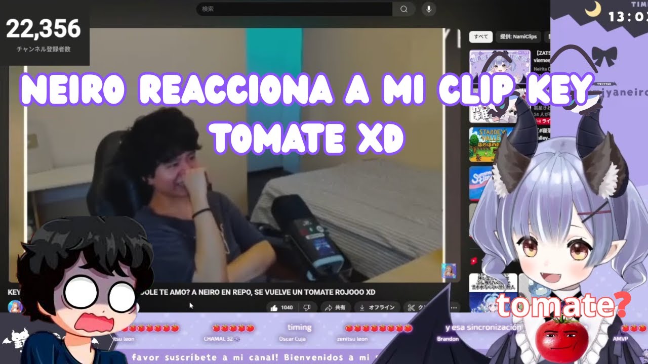 Japonesa neirita reacciona a mi Clip Key sonrojado en modo tomate xd