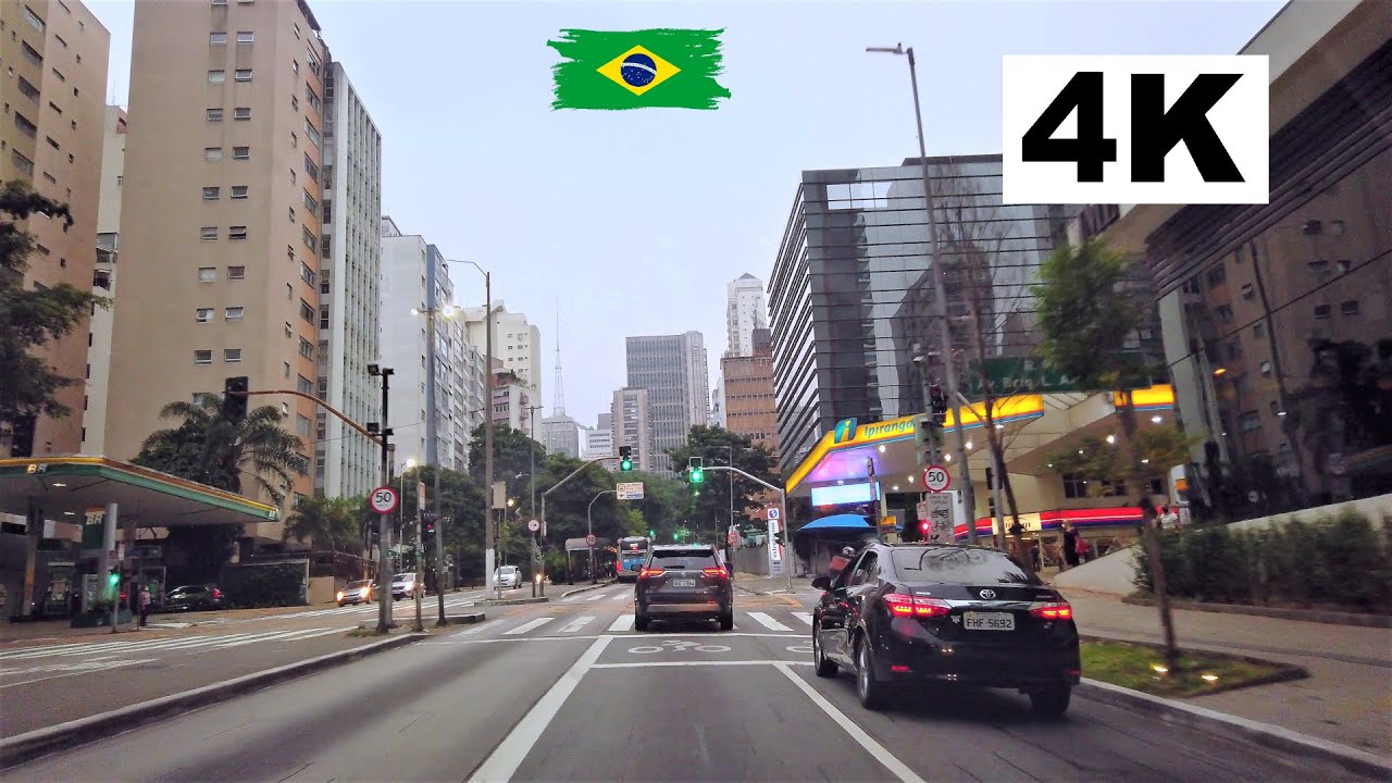 4K São Paulo Centro (Downtown) | Driving around