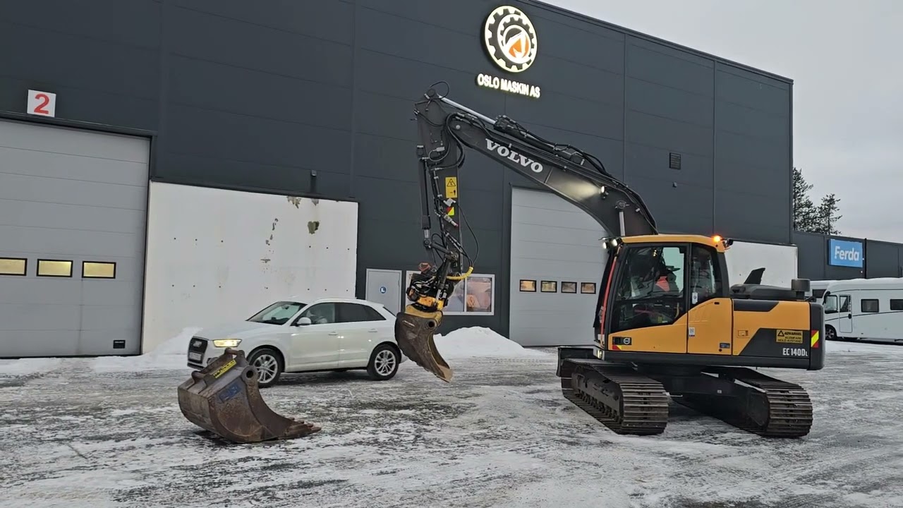 Volvo EC140 DL, 2015 Modell, Kun 4995 timer
