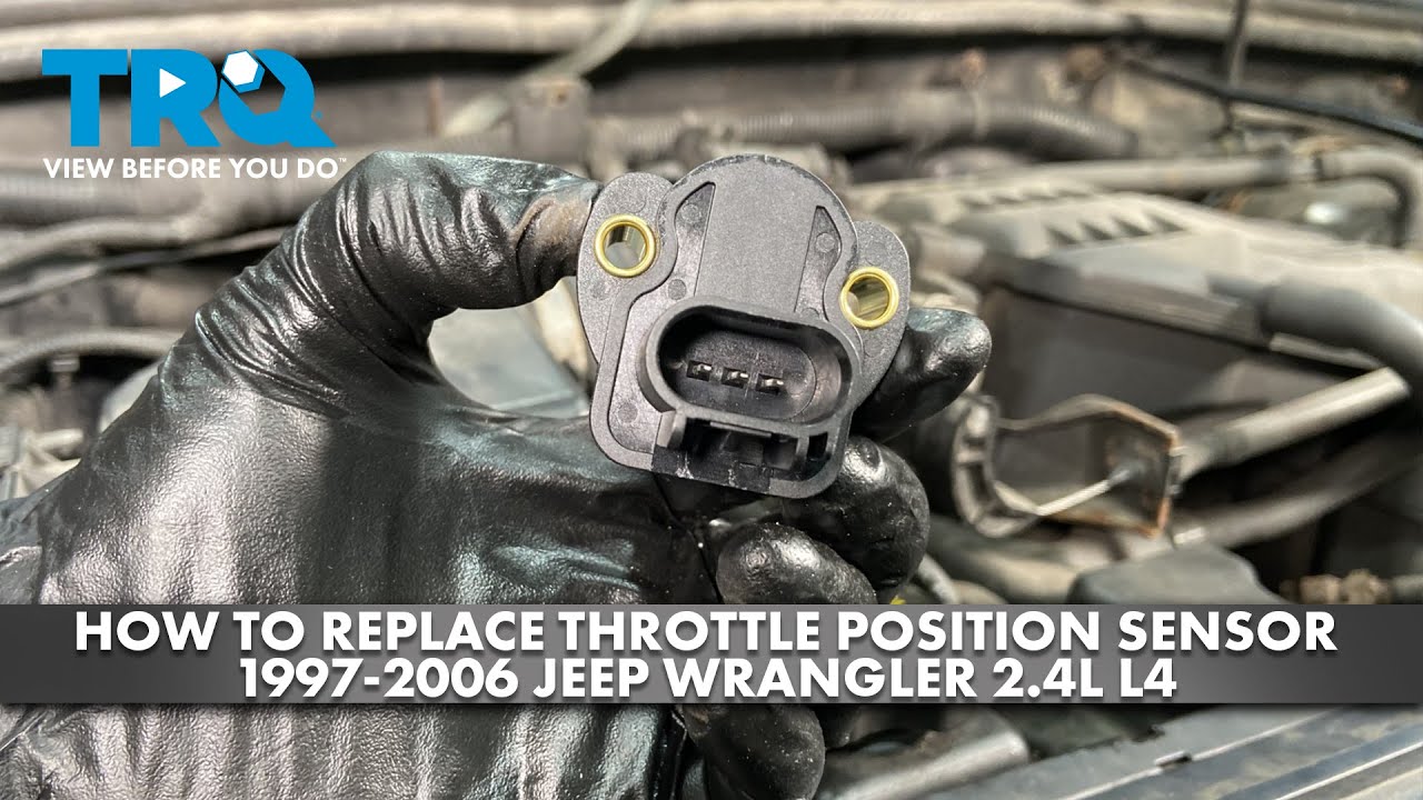 Как заменить датчик положения дроссельной заслонки на Jeep Wrangler 2.4L L4 1997-2006 гг.
