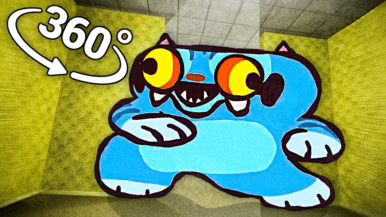 Derpy Tiger Dancing - Backrooms in 360&deg; Video | VR / 8K | ( KPop Demon Hunters )