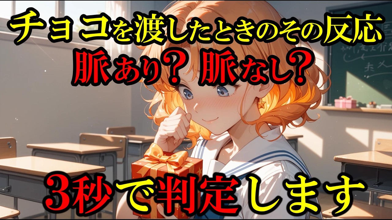 脈あり？脈なし？勇気を出して渡したあのチョコ、無駄にする前にこれを見ておいて！【バレンタイン】