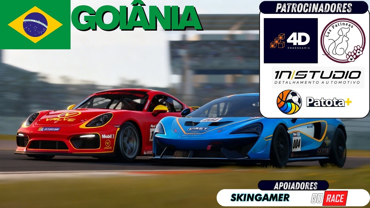 GT3 + GT4 EM GOIÂNIA | GT LATINO & AMERICANO | ETAPA 4FUN | AUTOMOBILISTA 2 | LIGA LETS GO