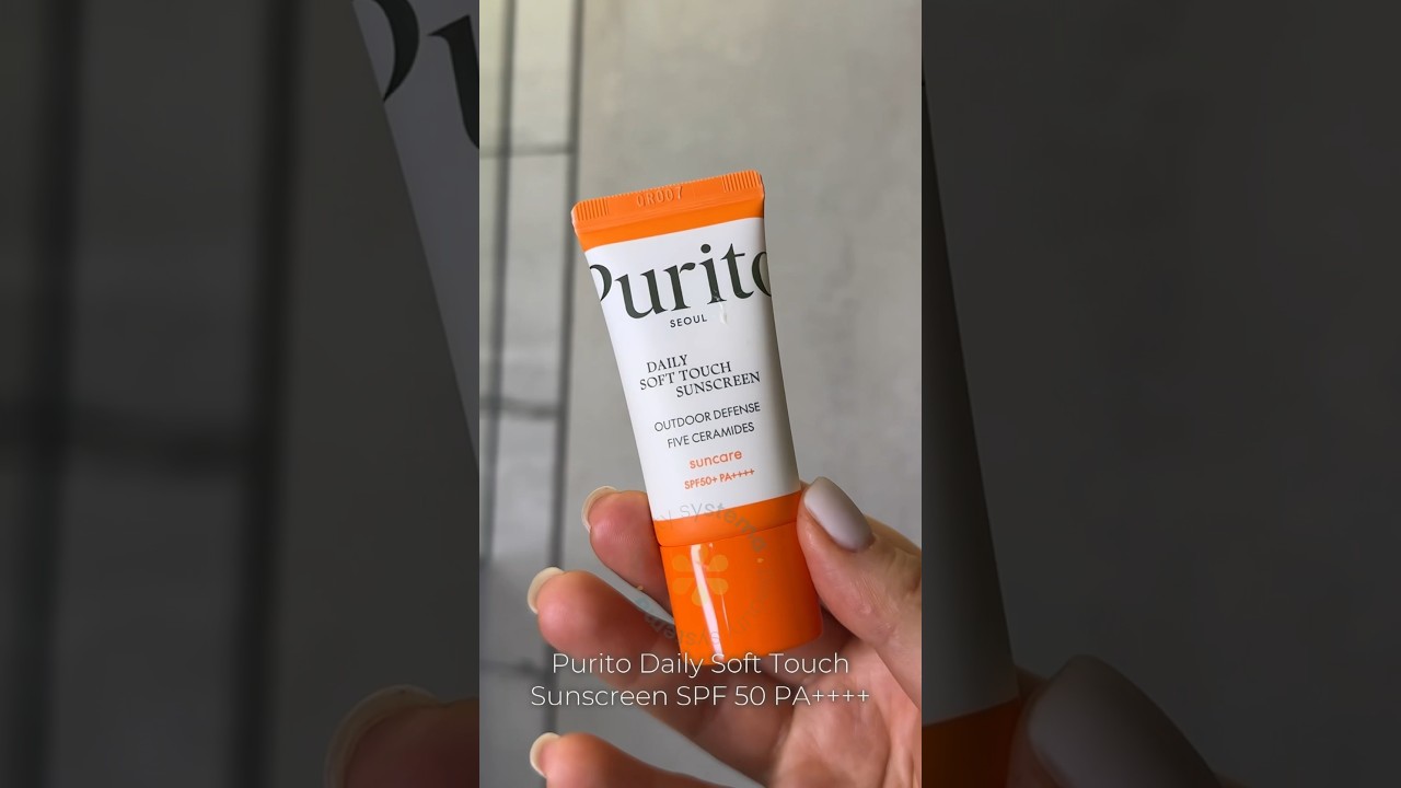 Свотч на Purito Daily Soft Touch Sunscreen SPF 50 PA++++ #purito #spf #skincare #косметика