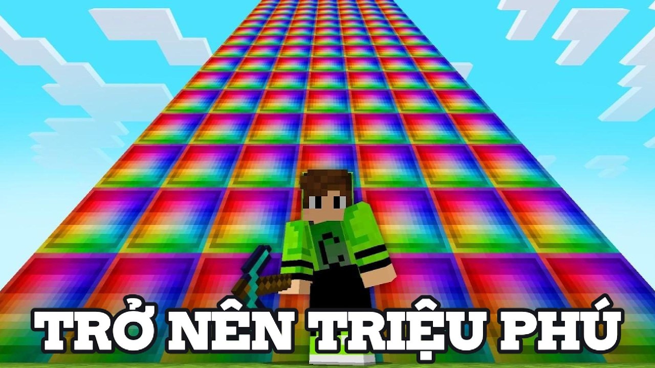TÔI TRỞ NÊN TRIỆU PHÚ TRONG MINECRAFT!