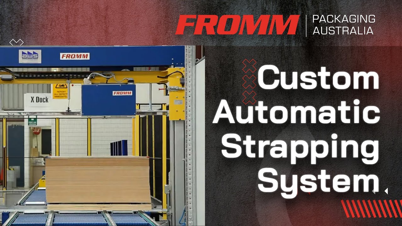Fromm's Custom Automatic Strapping System: Tailored Solution for Your Packaging Needs