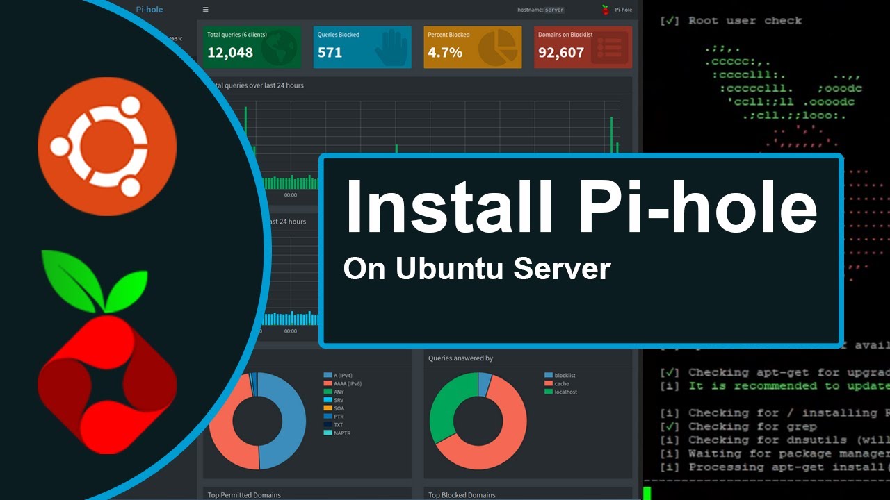 Установить Pi-hole на сервер Ubuntu