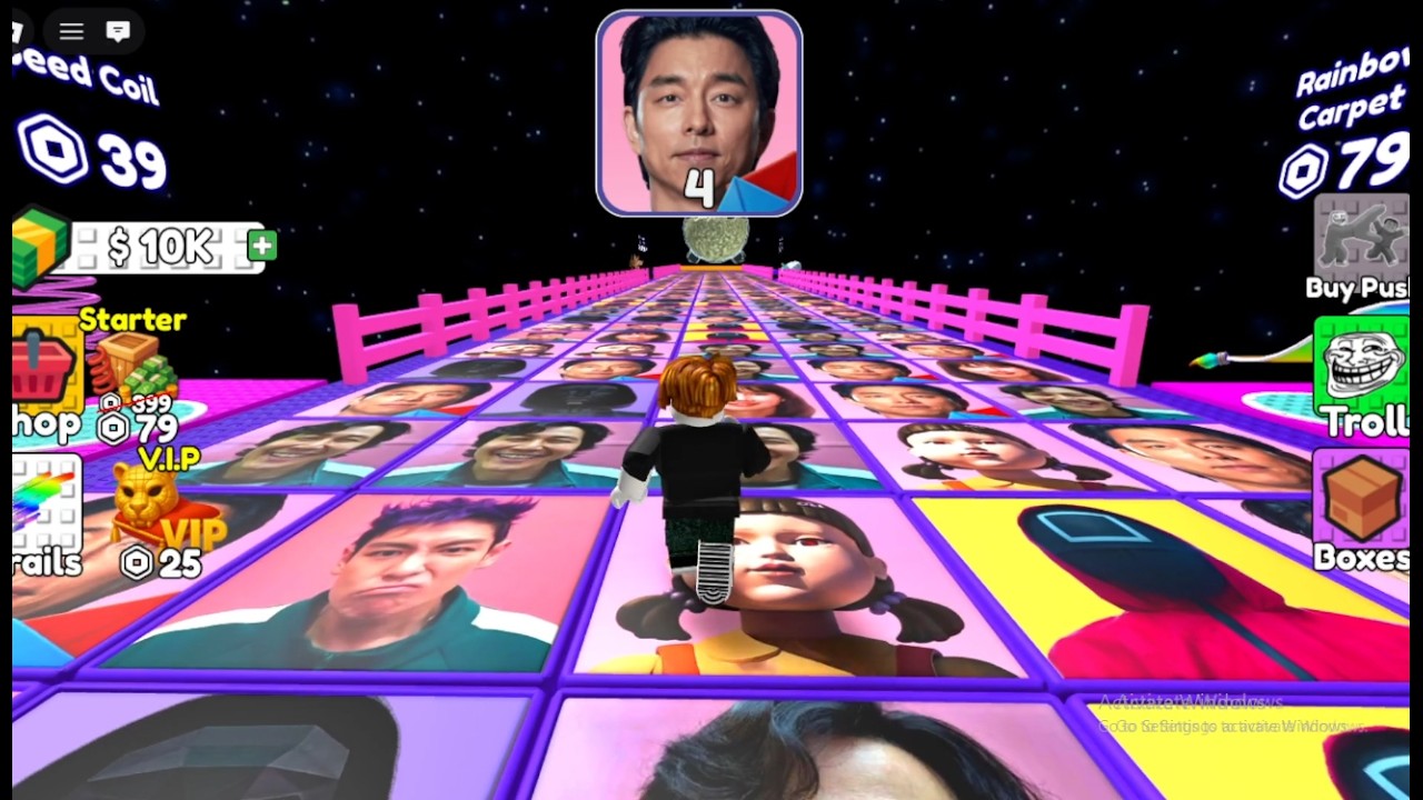 ONE MISTAKE = GAME OVER ROBLOX ULTIMATE SQUID GAME GLASS BRIDGE CHALLENGE DAY 120