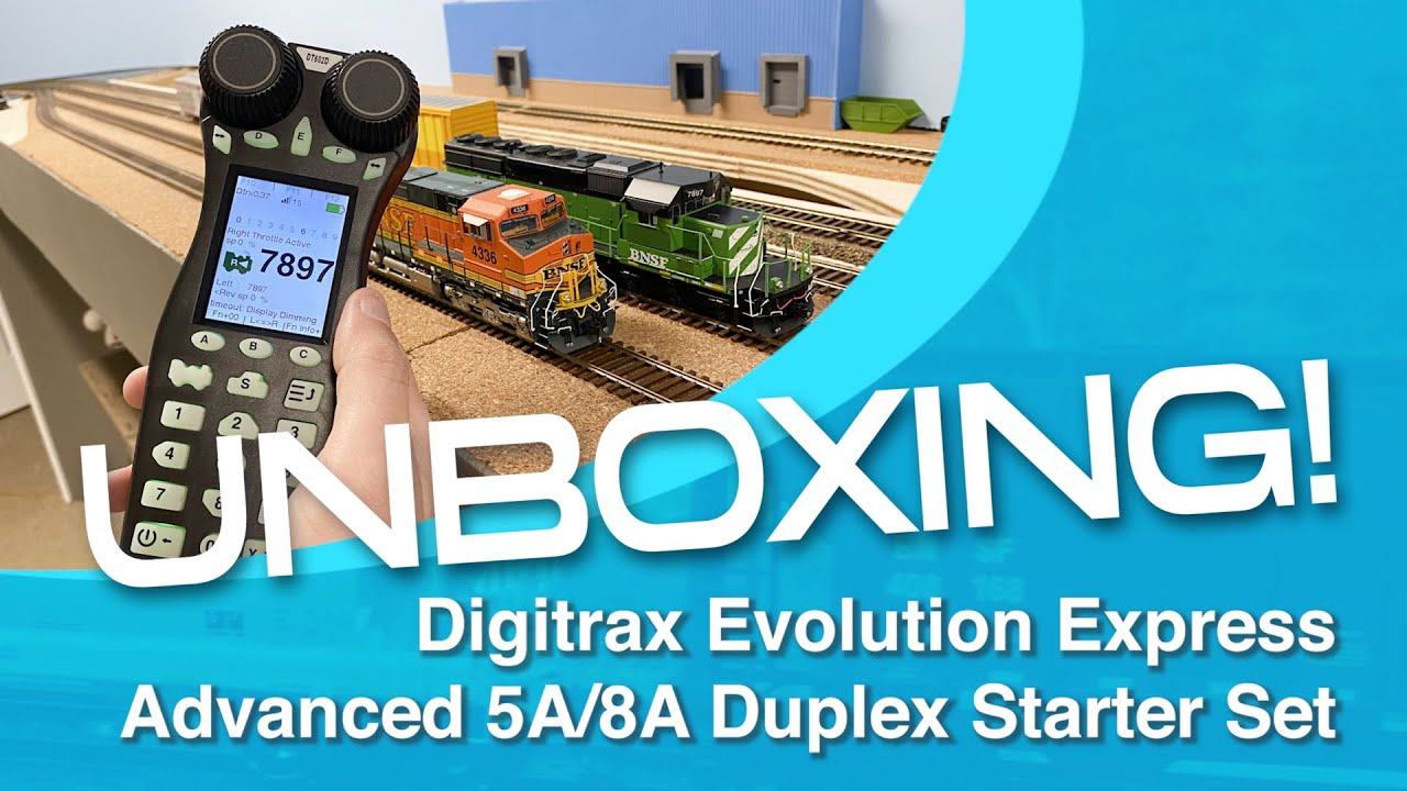 Unboxing and Overview! - Digitrax Evolution Express Advanced 5A/8A Duplex Starter Set (EVOXD)