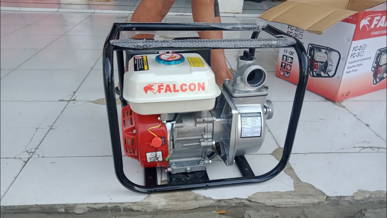 Unboxing Mesin Pompa Air Sawah Falcon 2inch