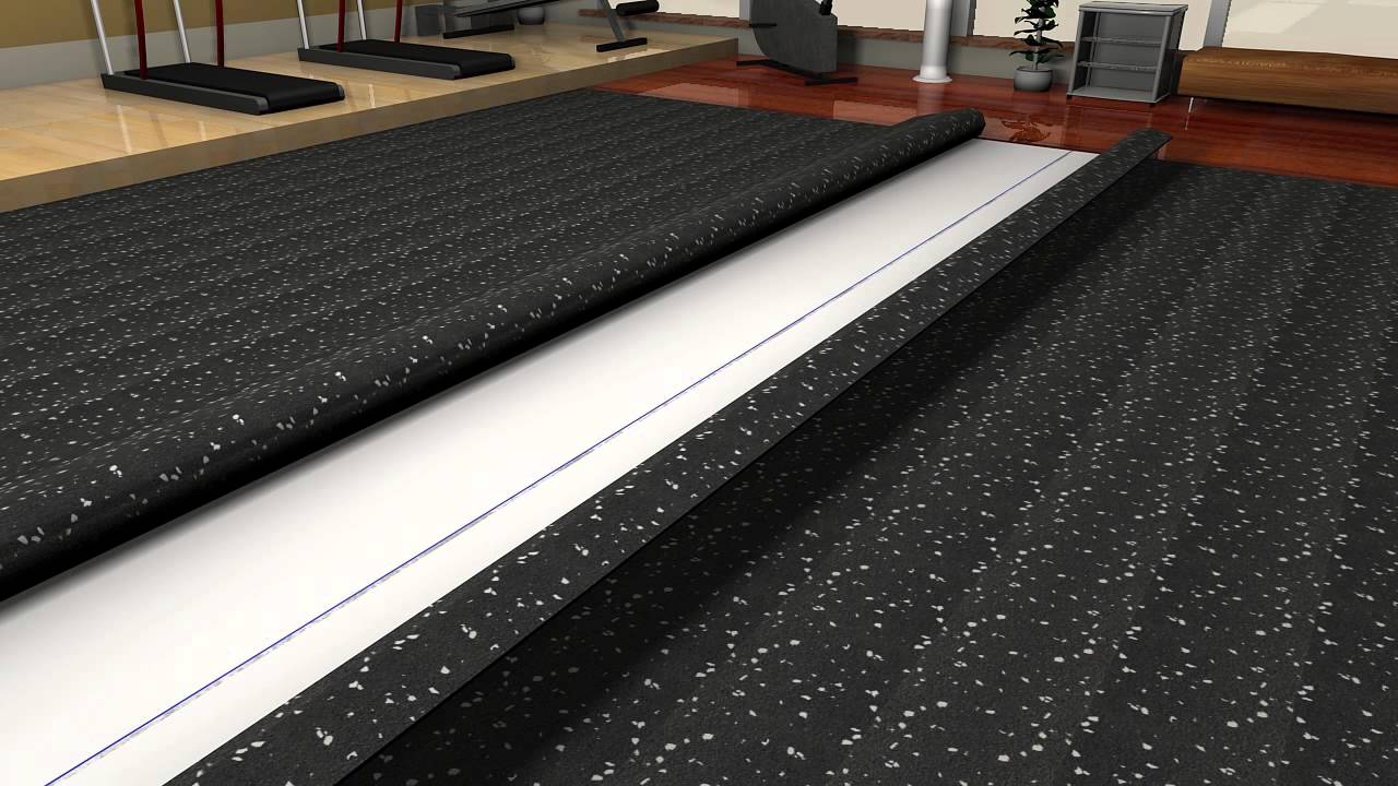 Athletic Textiles Rolled Rubber Floor Glue Down Guide
