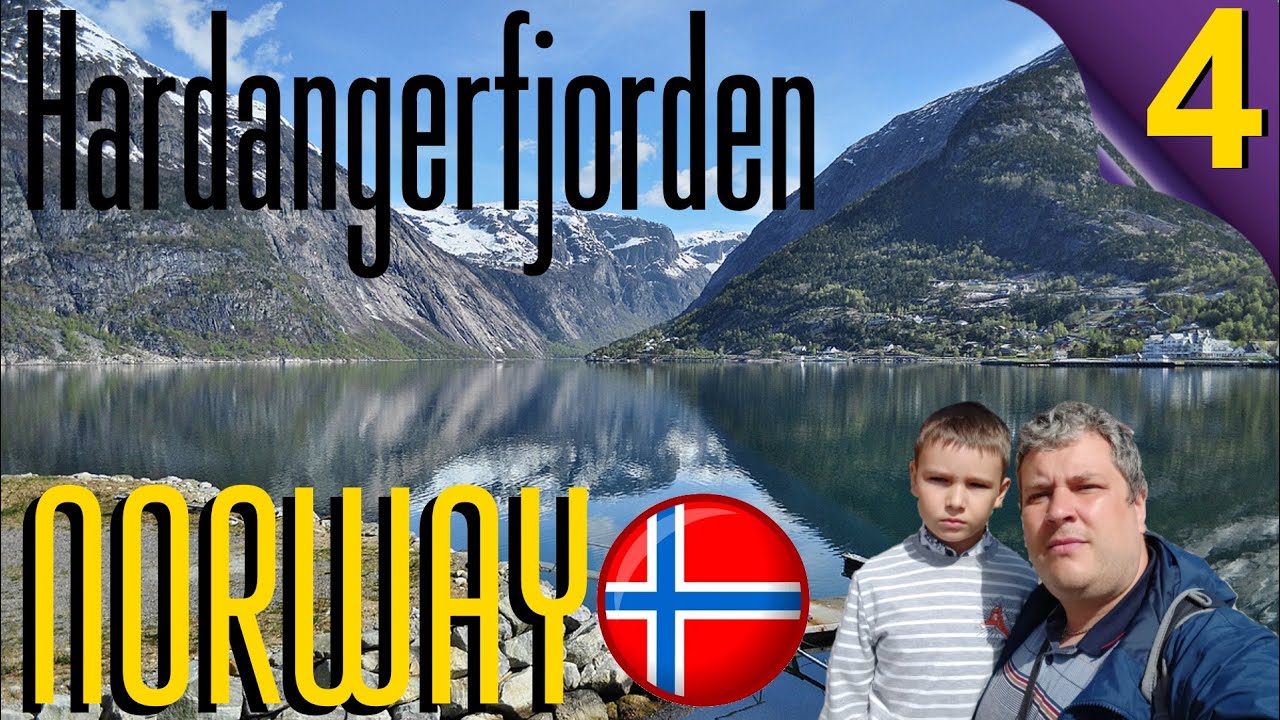В Норвегию на машине #4 .  Город Odda. Хардангер Фьорд. Паромная переправа. Лотефоссен водопад.