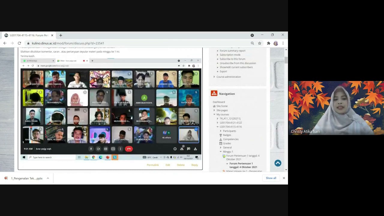 Tata Cara Input Presensi di Kulino UDINUS