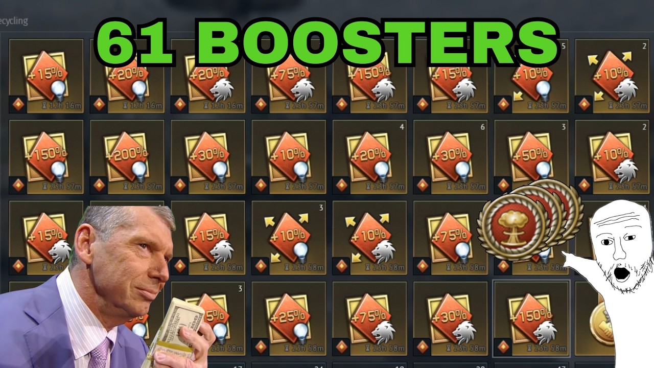 Activating 61 BOOSTERS 💀💀| back to back NUKE