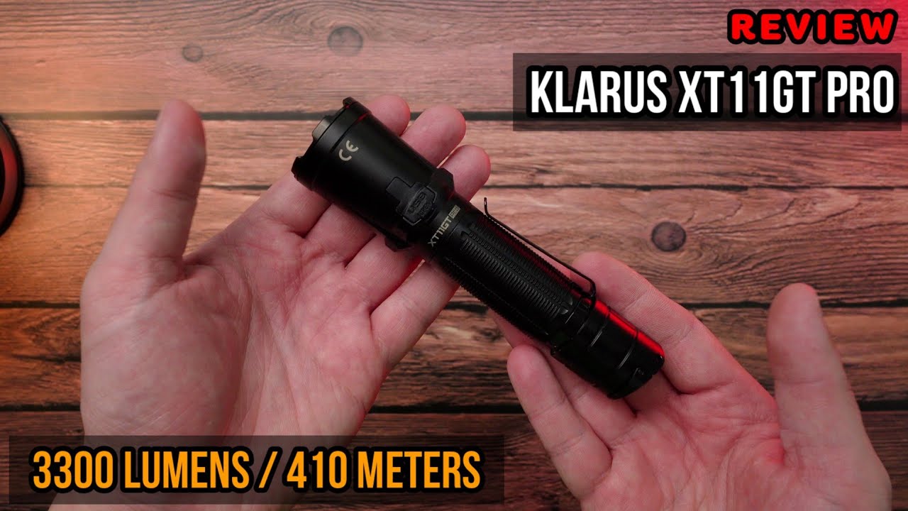 Klarus XT11GT PRO V.2  แสงพุ่ง 410 เมตร  3300 ลูเมน พุ่งและกว้างในตัวเดียว ไฟฉายแรงสูง EP.87