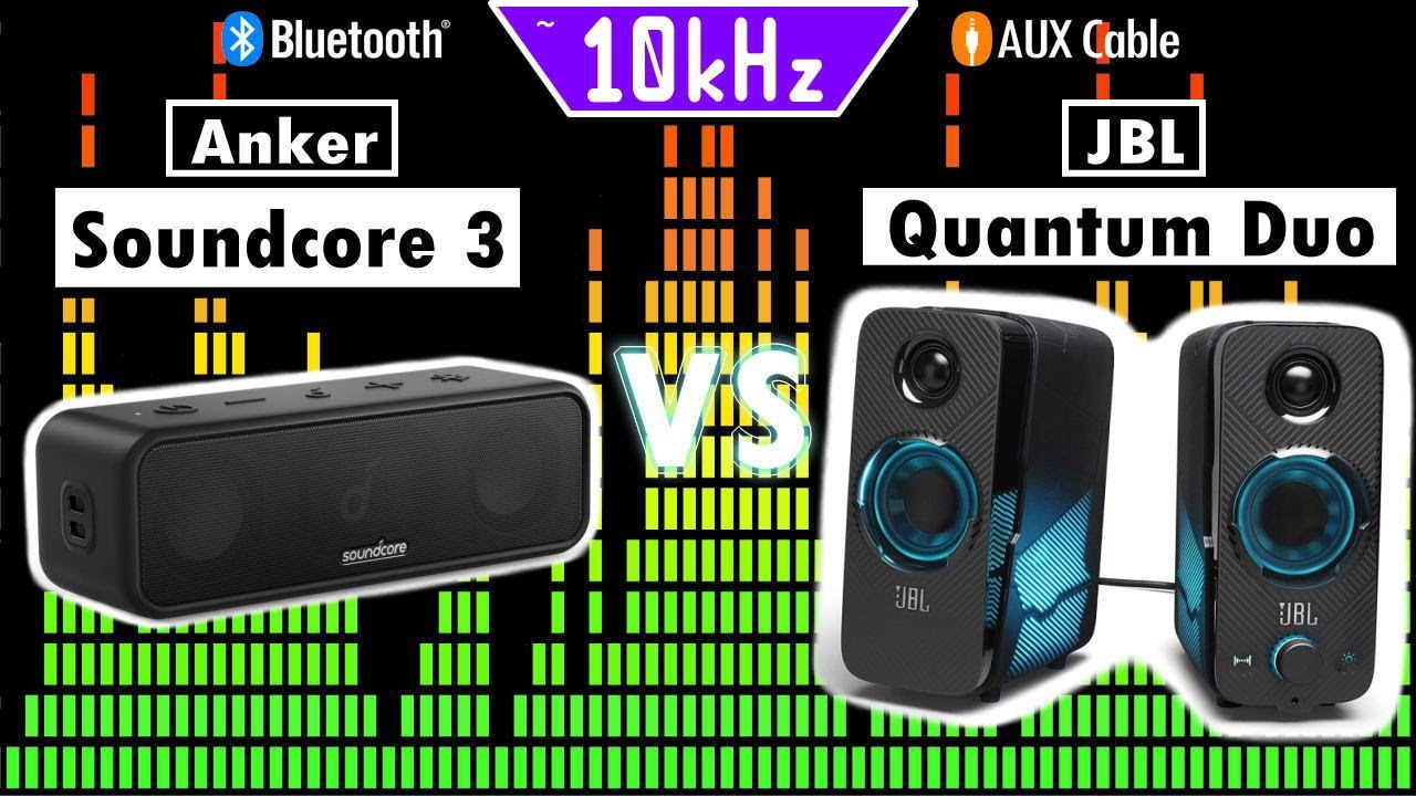JBL Quantum Duo vs. Anker Soundcore 3 🔊 Listening Comparison of Speakers