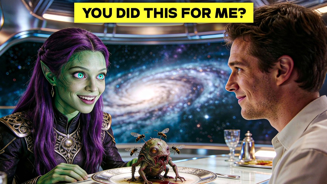 She Was the Alien Warlord’s Broken Daughter… The Human Made Her Smile Again