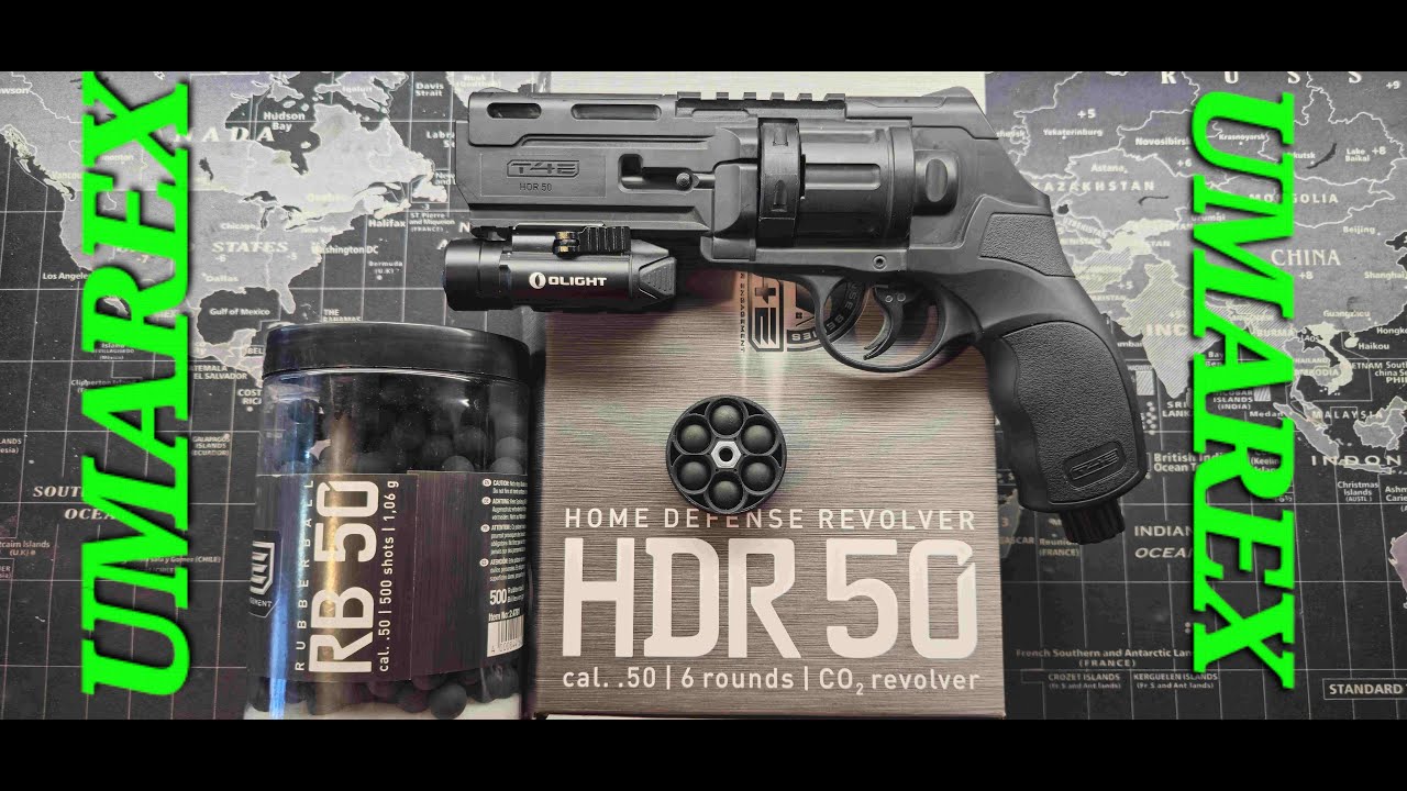 Umarex HDR 50 - нелетальный револьвер для домашней обороны