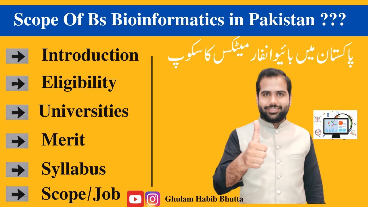 What is Bioinformatics | Scope of BS Bioinformatics in Pakistan | Career of Bioinformatics
