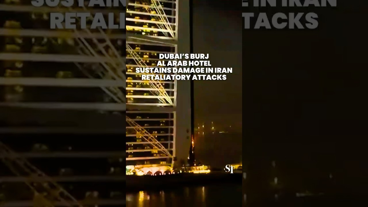 Dubai&rsquo;s iconic Burj Al Arab hotel damaged in Iran retaliatory missile strikes