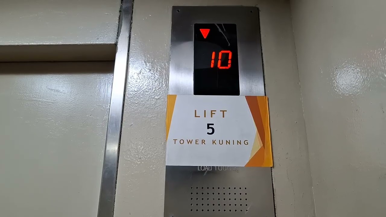 Original LG Freight Elevator/ Lift with Rare Outside Indicator at Apartemen Laguna Jakarta (Yellow)