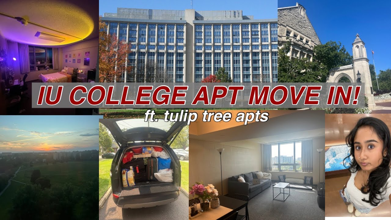 IU COLLEGE APT MOVE IN | ft. tulip tree apartments