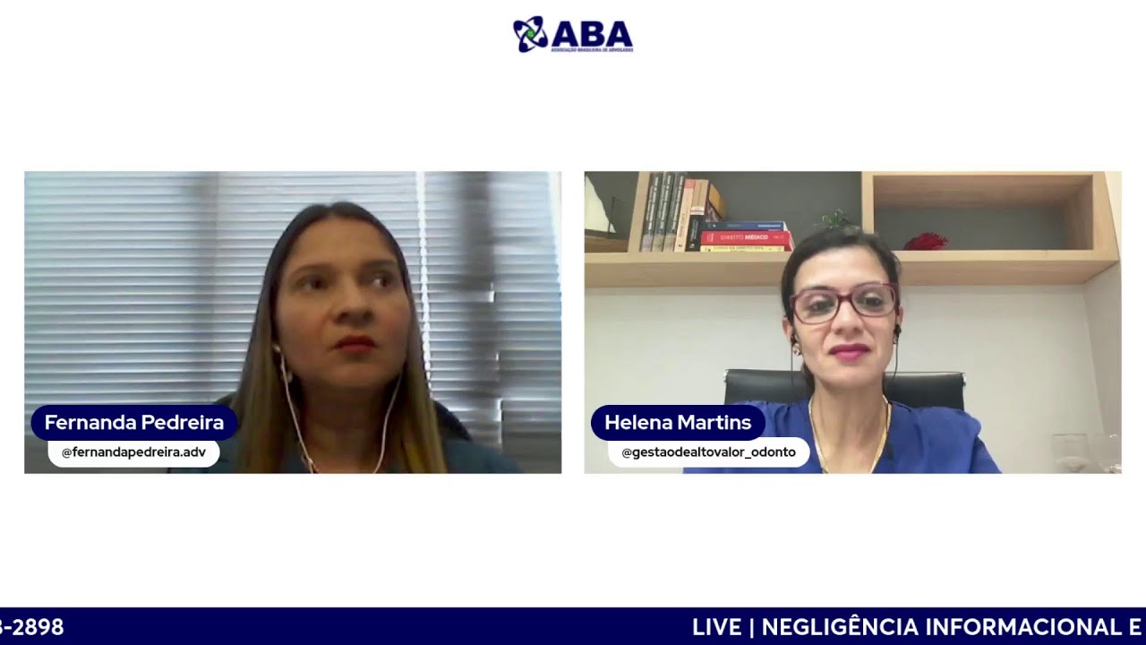 LIVE | NEGLIG&Ecirc;NCIA INFORMACIONAL E RESPONSABILIDADE CIVIL DO DENTISTA