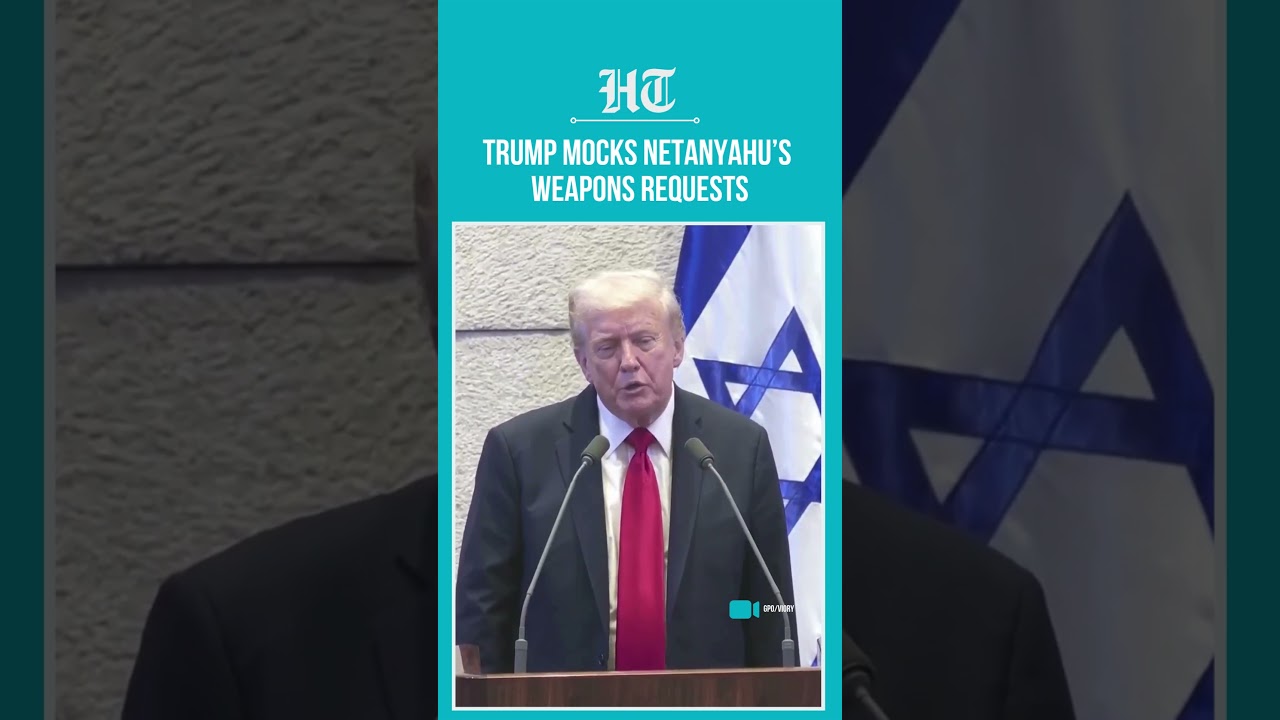 Trump Jokes: &lsquo;Bibi Called Me So Many Times for Weapons He&rsquo;d Never Heard Of!&rsquo; | #shorts