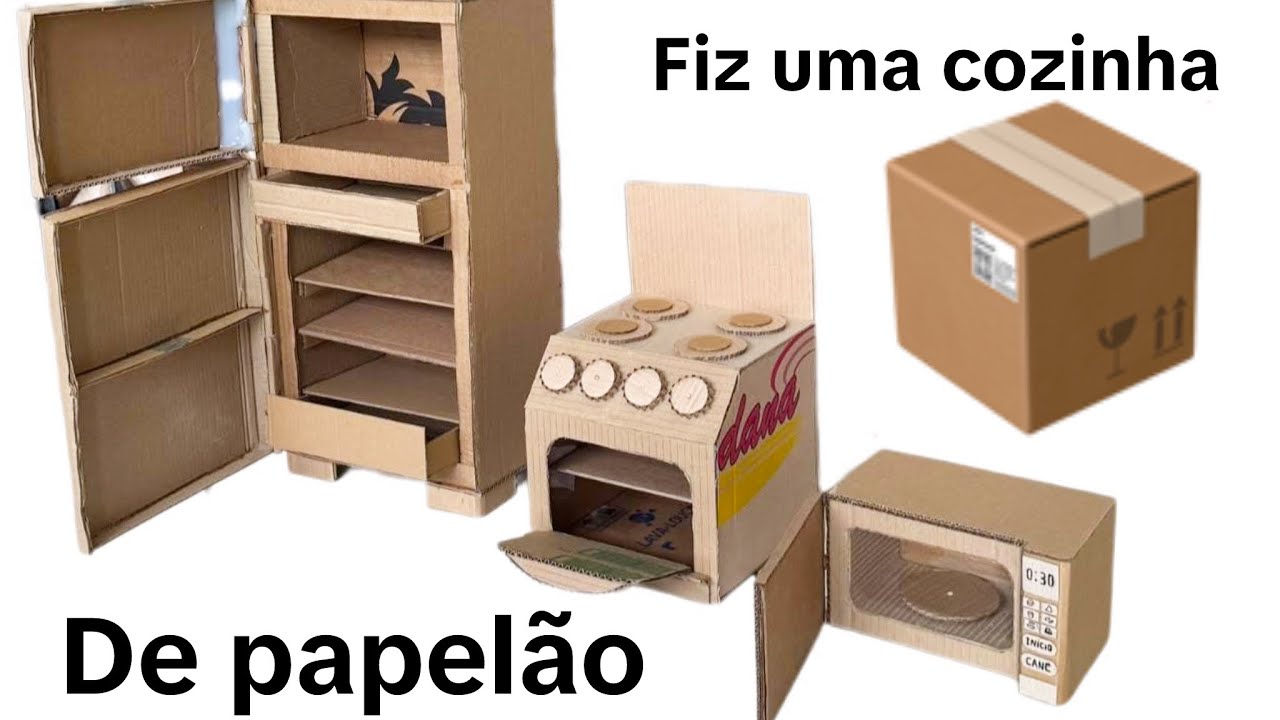 Criando uma cozinha de Papelão