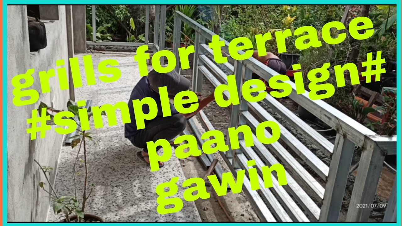 GRILL FOR TERRACE | 2X2 TUBULAR | SIMPLE DESIGN | CONSTRUCTION IDEAS