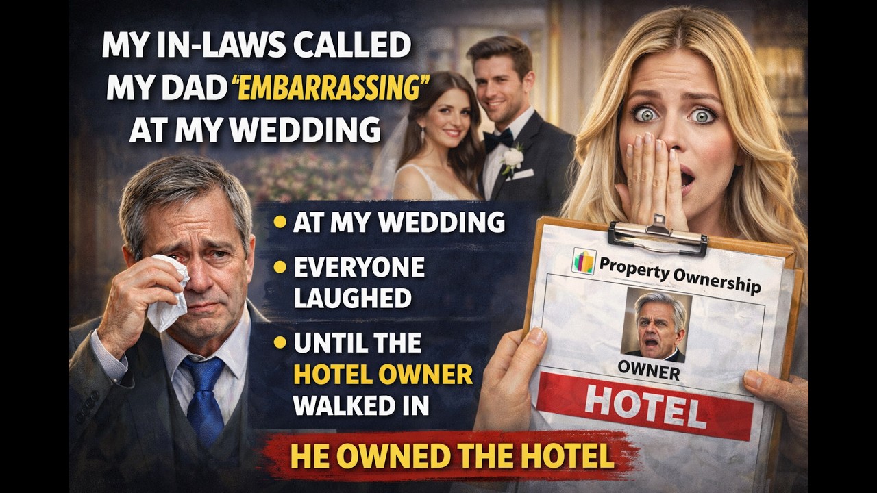 My In-Laws Called My Dad “Embarrassing” At My Wedding — Until The Hotel Owner Walked In