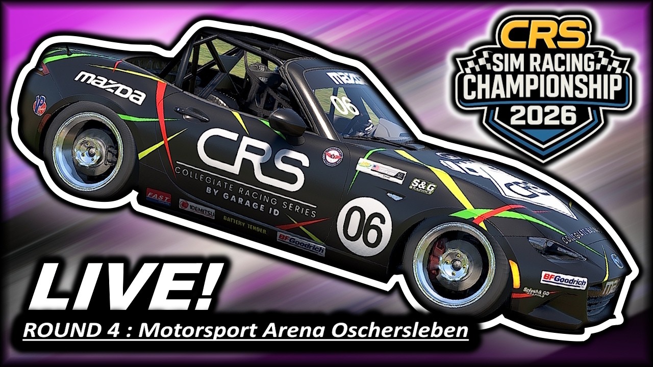 🔴 LIVE: CRS Round 4 at Motorsport Arena Oschersleben | CRS Sim Racing Championship 2026