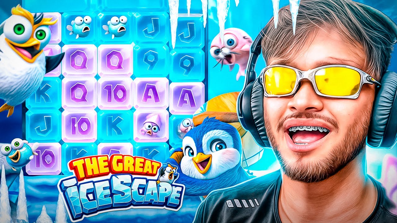 Testei o Jogo do Pinguim (THE GREAT ICESCAPE) Pela Primeira Vez KKKKKKKK