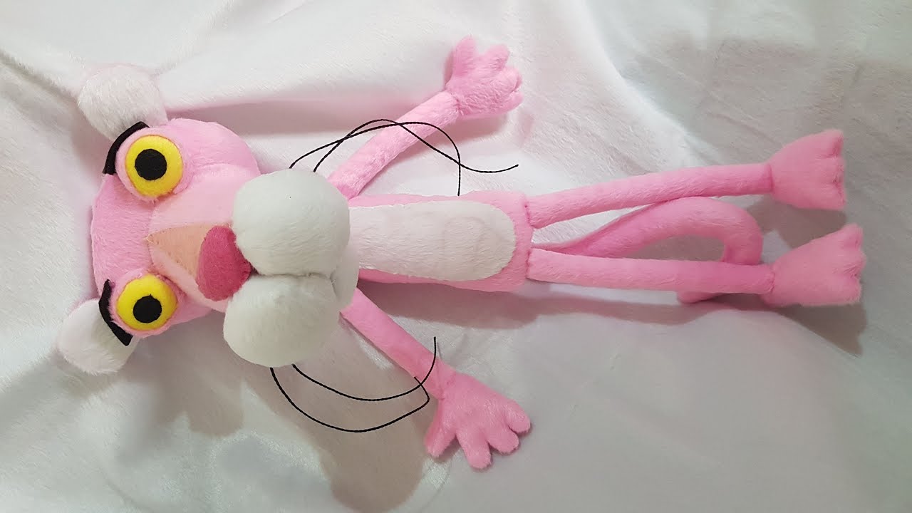 Pantera Cor de Rosa (Moldes na descrição do vídeo)