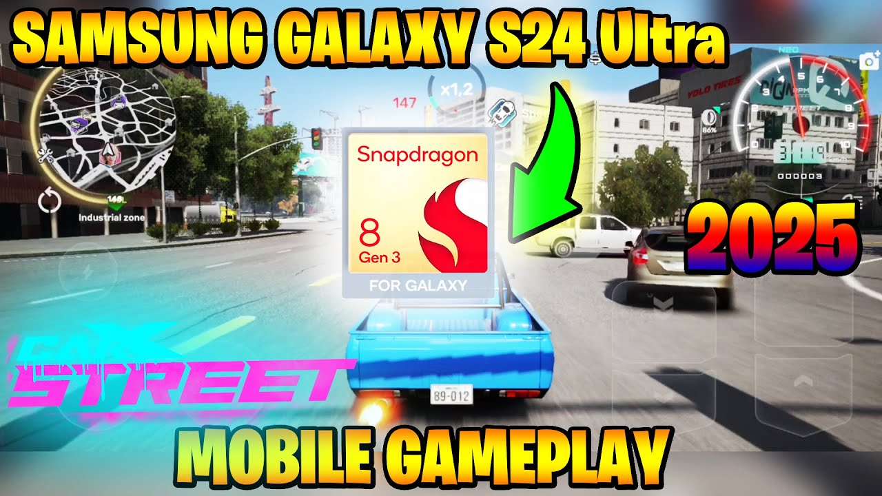 CarX Street Gameplay Test On The Samsung Galaxy S24 Ultra 8GEN3 | MAX GRAPHICS 60FPS | 2025