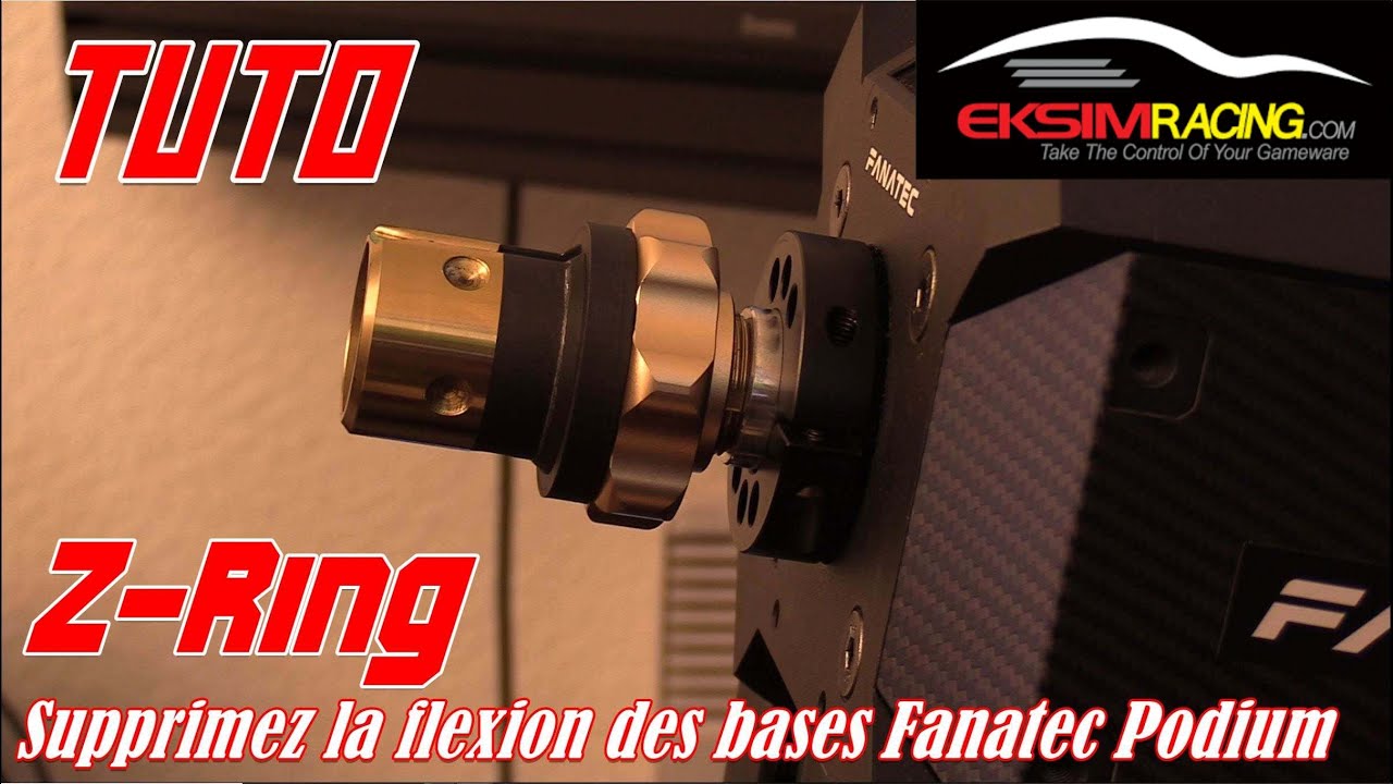 Tuto # Z-Ring # Supprimez la flexion des bases Fanatec Podium