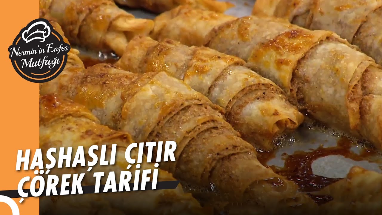 Çıtırlığı Hayran Bırakan Haşhaşlı Çıtır Çörek - Nermin'in Enfes Mutfağı