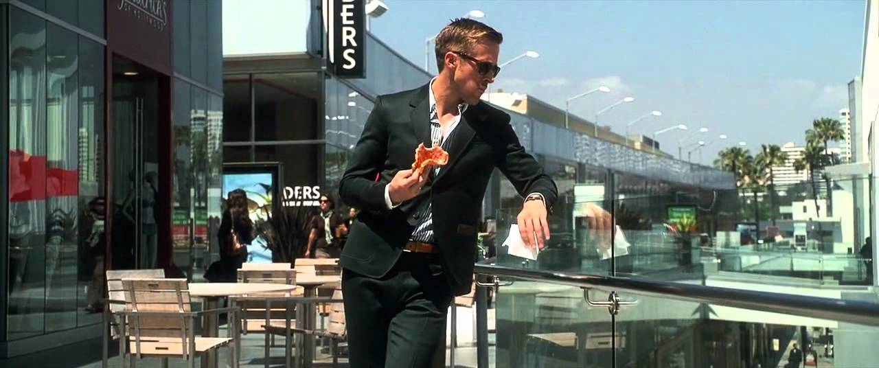 Crazy stupid love Ryan Gosling Pizza eating scene HD