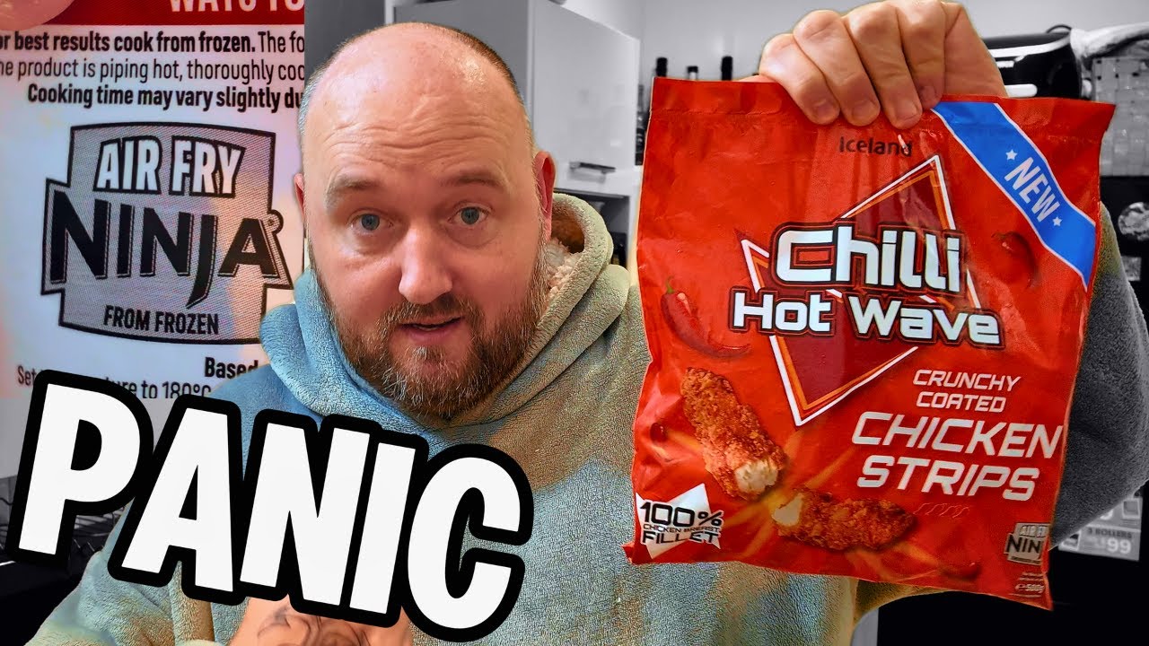 I WAS WORRIED about these CHILLI HEAT WAVE inspired Chicken Strips at Iceland with a 4 SPICE RATING!