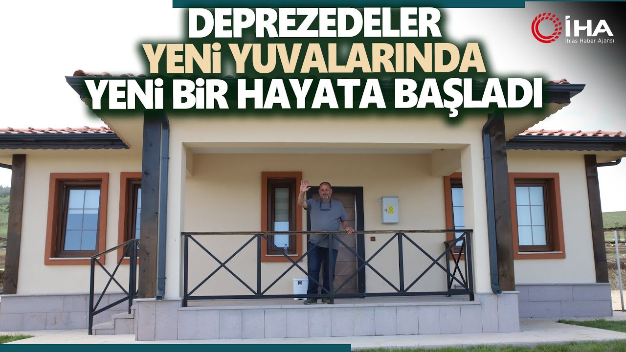 Depremzedeler Akıllı Köy Evlerine Yerleşti