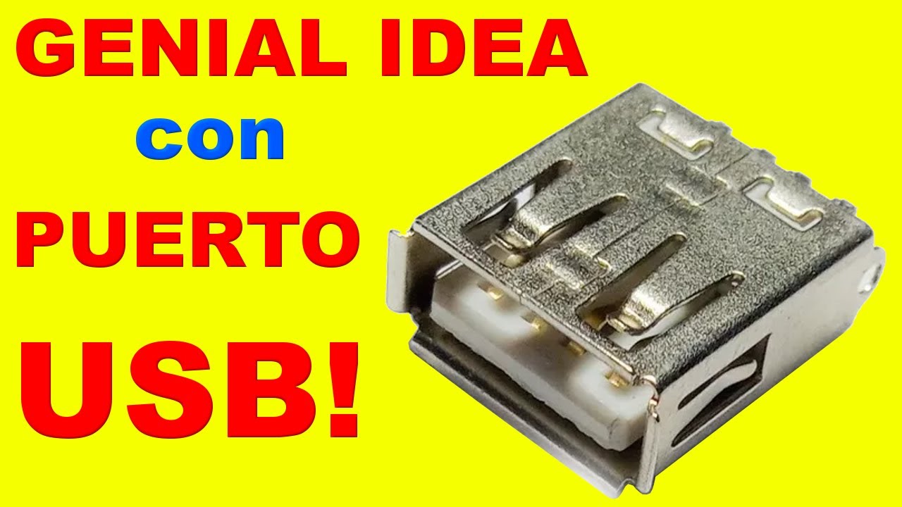 GENIAL INVENTO CON PUERTO USB!!